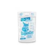 Деревне наповнювач SuperCat для туалету, економ, 15 кг
