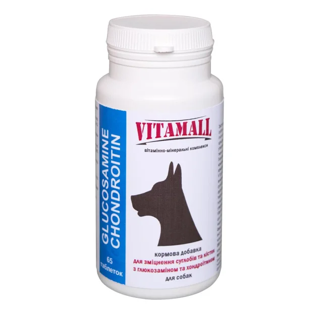 Кормовая добавка VitamAll для укрепления суставов и костей, для собак, 65 таблеток