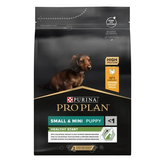Сухий корм Purina Pro Plan Puppy Small&Mini Optistart для цуценят малих порід, з куркою, 3 кг