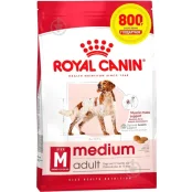 Сухой корм Royal Canin Medium Adult для взрослых собак средних пород, 3.2 кг + 800 г