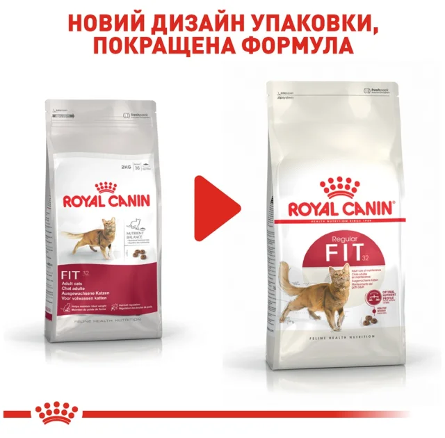 Сухий корм Royal Canin Fit 32 для кішок, 10 кг