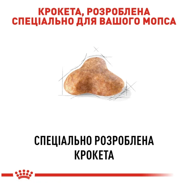 Сухой корм Royal Canin Pug Adult для мопса, 1.5 кг