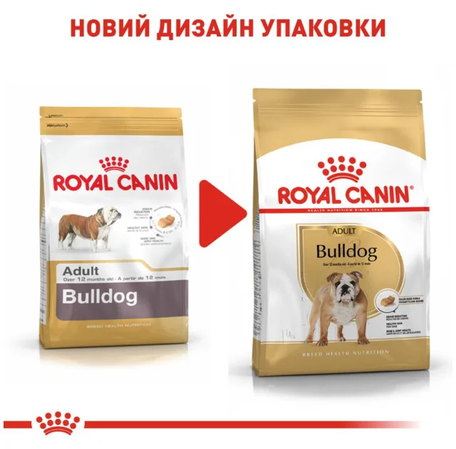 Сухой корм Royal Canin Bulldog Adult для бульдогов, 12 кг