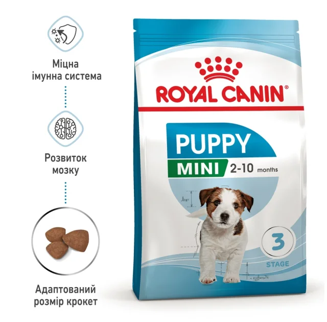 Сухий корм Royal Canin Mini Puppy для цуценят дрібних порід до 10 місяців, 800 г