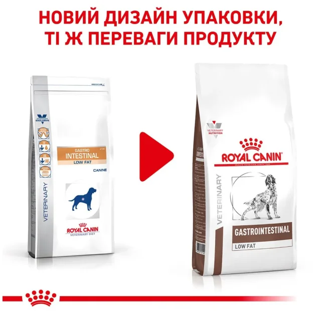 Сухой корм Royal Canin Gastro Intestinal Low Fat при нарушениях пищеварения у собак, 12 кг