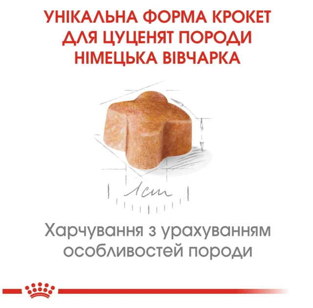 Сухой корм Royal Canin German Shepherd Puppy для щенков немецкой овчарки до 15 месяцев, 3 кг