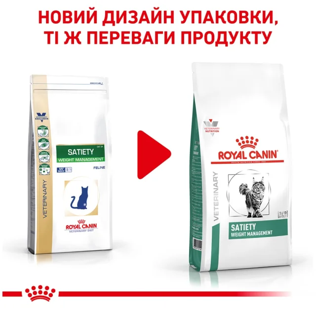 Сухой корм Royal Canin Satiety Weight Management для кошек с лишним весом, 1.5 кг