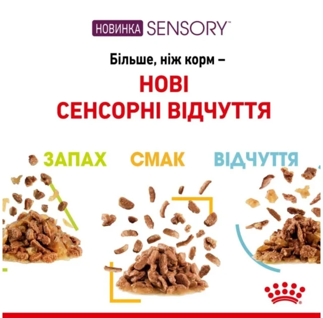 Влажный корм Royal Canin Sensory Feel Jelly для привередливых кошек, кусочки в желе, 85 г
