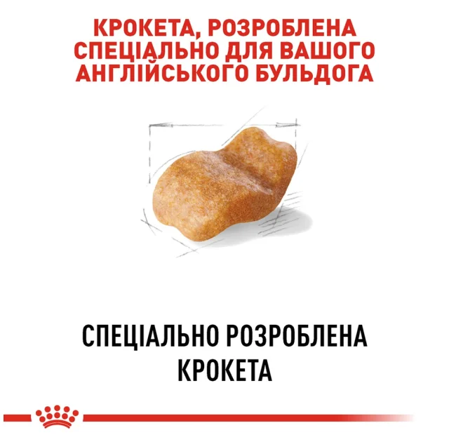 Сухий корм Royal Canin Bulldog Adult для дорослих собак породи бульдог, 3 кг