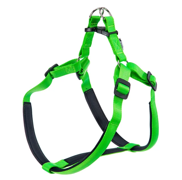 Нейлоновая шлейка Ferplast Daytona P Harness Medium Green для собак, A: 51÷55 см, B: 53÷61 см