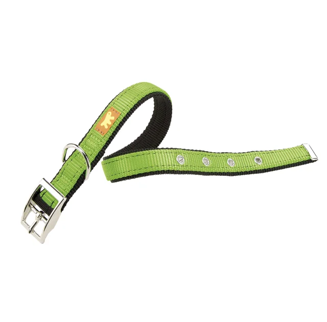Нейлоновий нашийник Ferplast Dual CF15 / 35 Colours Green для собак, 15 мм, A: 27 ÷ 35 см