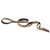 Повідець Ferplast Dual Matic G25 / 120 Black-Brown для собак з автоматичним замикання, 25 мм, 120 см