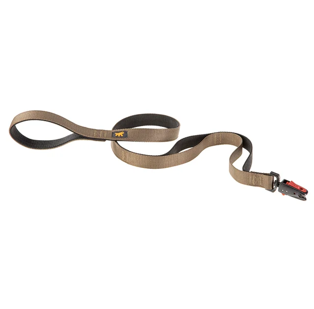 Повідець Ferplast Dual Matic G25 / 120 Black-Brown для собак з автоматичним замикання, 25 мм, 120 см