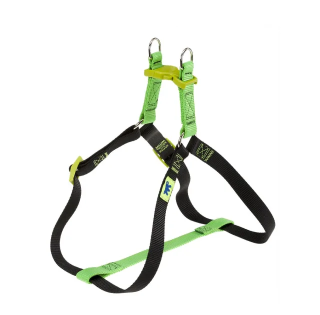 Нейлоновая шлейка Ferplast Easy P Colours Medium Green для собак, A=B: 45÷63 см