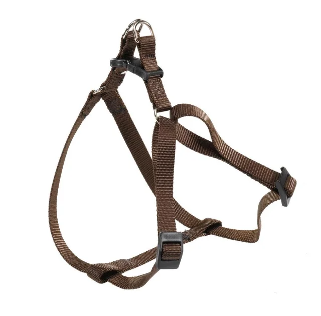 Нейлонова шлейки Ferplast Easy P Large Brown для собак, A = B: 58 ÷ 78 см, 20 мм