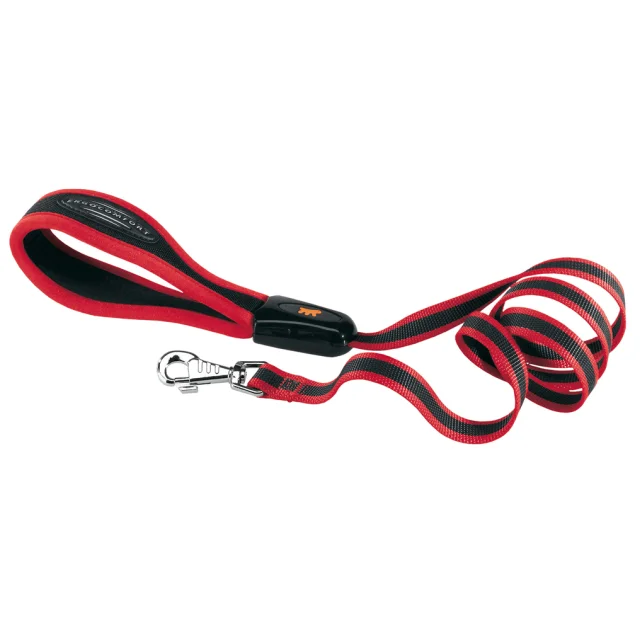 Повідець Ferplast Ergocomfort G15 / 120 Red для собак з ергономічною ручкою на підкладці, 15 мм, 120 см