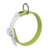 Эластичный ошейник с системой регулировки Ferplast Ergoflex C15/22 Green для собак, A: 18÷22 см, B: 15 мм