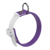Эластичный ошейник с системой регулировки Ferplast Ergoflex C15/22 Purple для собак, A: 18÷22 см, B: 15 мм