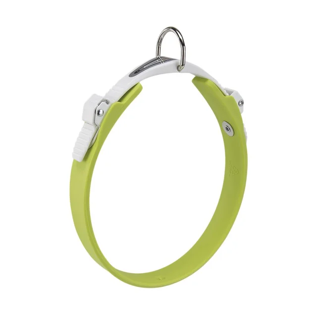 Эластичный ошейник с системой микрорегулировки Ferplast Ergoflex C28/51 Green для собак