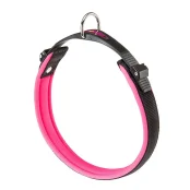 Ошейник на мягкой подкладке Ferplast Ergofluo C25/60 Pink для собак, A: 52÷60 см, B: 25 мм