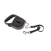 Автоматический поводок-рулетка для собак до 12 кг Ferplast Flippy Regular Small Black, черный, 5 м