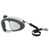 Поводок-рулетка для собак до 50 кг Ferplast Flippy Tech Cord L Grey, со шнуром, серый, 5 м