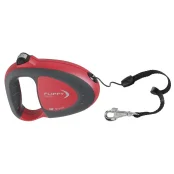Поводок-рулетка для собак до 50 кг Ferplast Flippy Tech Cord L Red, со шнуром, красный, 5 м