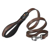 Шкіряний поводок Giotto G20 / 120 Brown для собак, 20 мм, 120 см