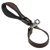 Шкіряний поводок Giotto GM25 / 60 Brown для собак, 25 мм, 60 см