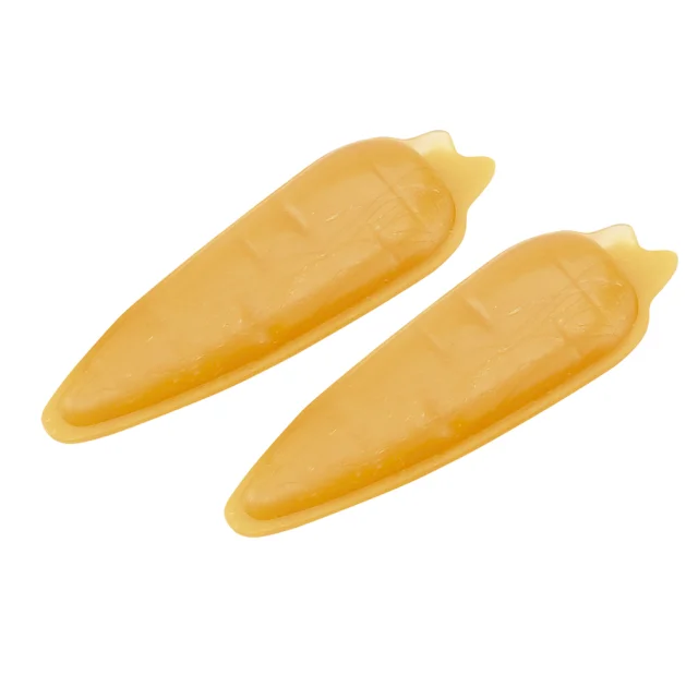 Жевательная игрушка Ferplast Goodb Tin & Nat Carrot для грызунов в форме морковки, x2