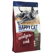 Сухий корм Happy Cat Supreme Adult Voralpen-Rind для дорослих котів, з яловичиною, 300 г
