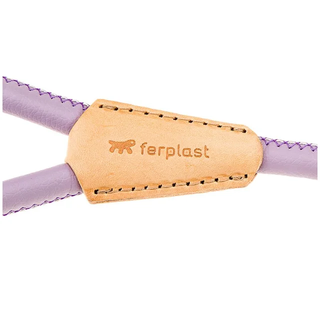 Повідець з еко-шкіри Ferplast Derby G10 / 110 Purple для собак, 10 мм, 110 см