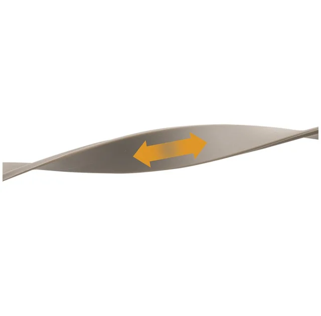 Эластичный поводок с эргономичной ручкой Ferplast Ergoflex G18/110 Grey для собак, 18 мм, 110 см