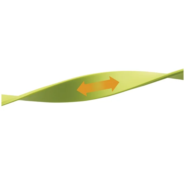 Эластичный поводок с эргономичной ручкой Ferplast Ergoflex G25/110 Green для собак, 25 мм, 110 см
