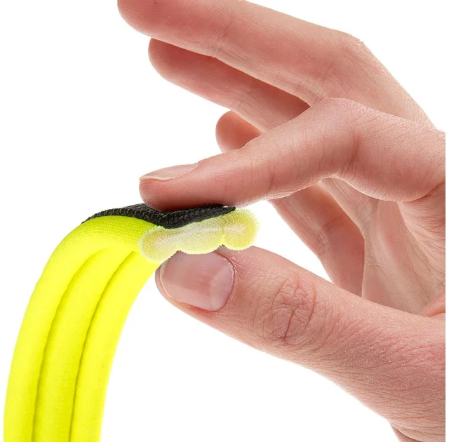 Ошейник на мягкой подкладке Ferplast Ergofluo C25/51 Yellow для собак, A: 43÷51 см, B: 25 мм