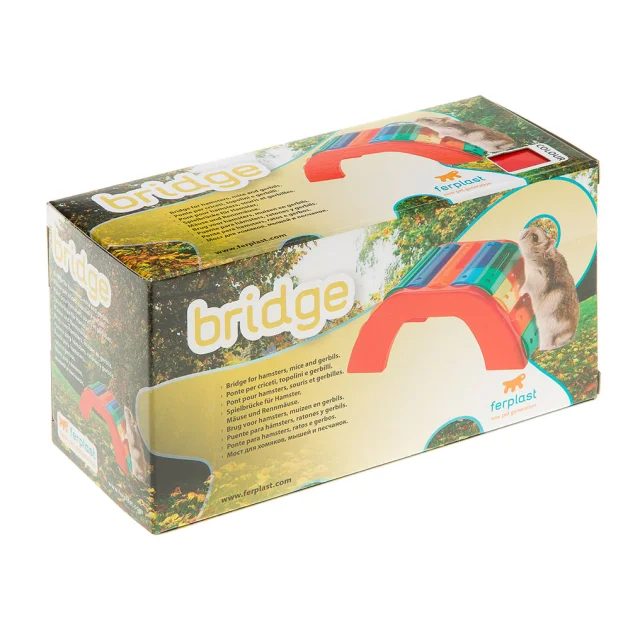 Пластиковый мостик Ferplast PA 4640 Bridge Multicolor для хомяков