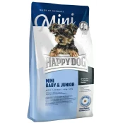 Сухий корм Happy Dog Mini Baby & Junior для цуценят дрібних порід, від 4 до 12 тижнів, зі смаком птиці, 4 кг