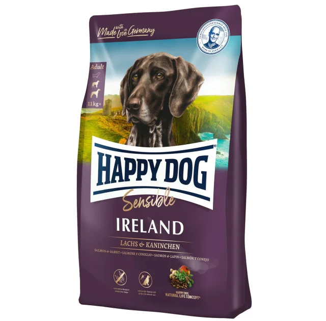 Сухий корм Happy Dog Supreme Sensible Ireland для дорослих собак від 11 кг з проблемами шкіри і шерсті, 4 кг