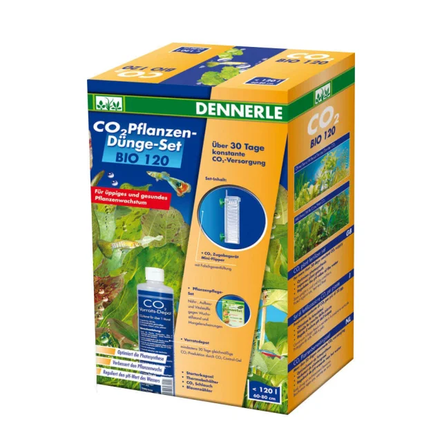 Комплект Dennerle Bio 120 для добрива рослин CO2