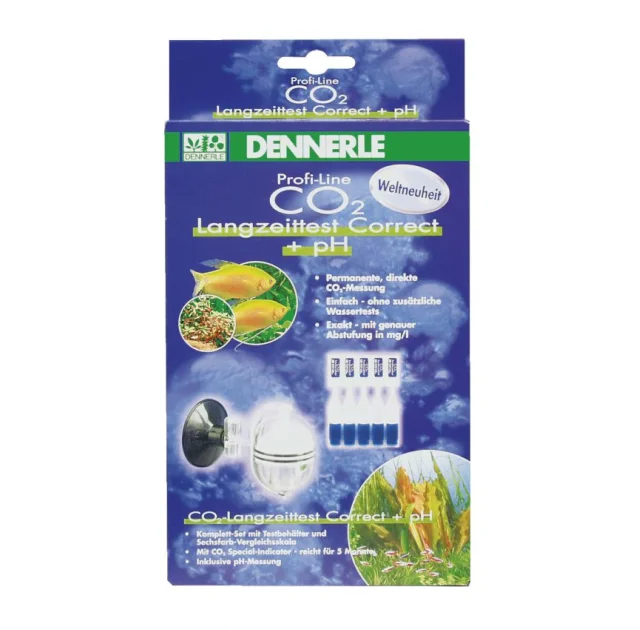 Длительный тест СО2 Dennerle Langzeittest Correct с коррекцией pH