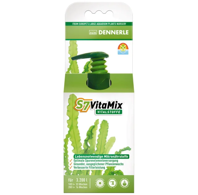 Комплекс важных мультивитаминов и микроэлементов Dennerle S7 VitaMix для аквариумных растений, 100 мл