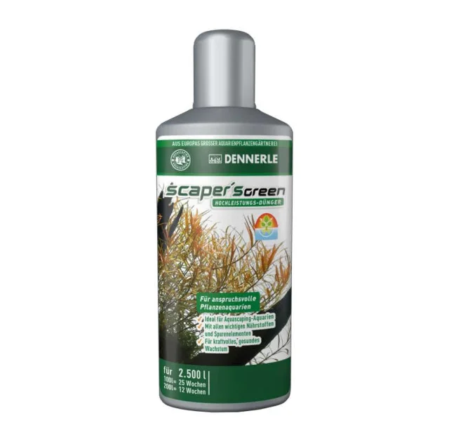Рідке добриво Dennerle Scaper's Green для аква скейпінга, 250 мл