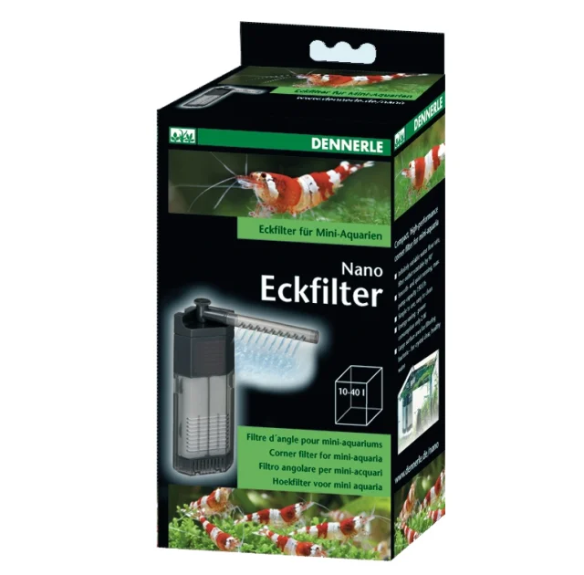 Фильтр Dennerle Nano Clean Eckfilter, угловой, для аквариумов 10-40 л