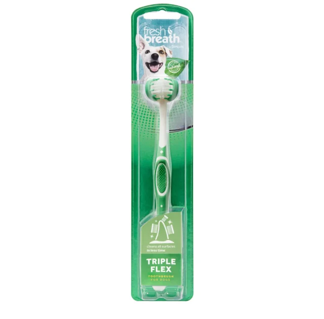 Зубная щетка TropiClean Triple Flex Dog Toothbrush TropiClean для собак крупных пород