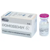 Розчин Orion Pharma Domosedan 10 мг / мл при клінічних оглядах і операціях для собак і кішок, 5 мл