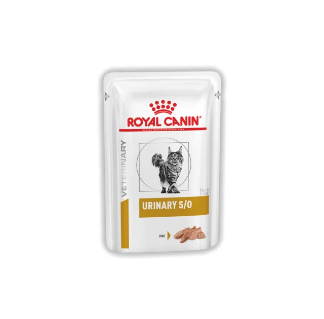 Влажный корм Royal Canin Urinary S/O при мочекаменной болезни у кошек, паштет, 85 г