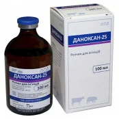 Розчин BioTestLab Даноксан-25 при захворюваннях органів дихання і шлунково-кишкового тракту для ВРХ, 100 мл