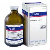 Антибиотик BioTestLab ОТЦ-200 П,Д, при лечении инфекций пищеварительного тракта для КРС, МРС, кроликов, 100 мл