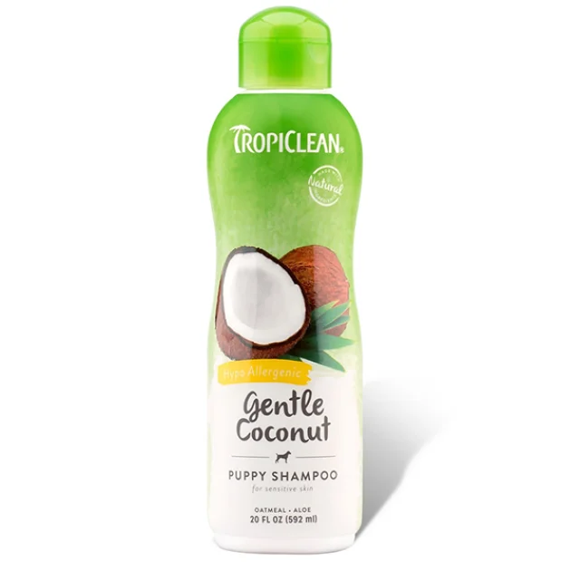 Шампунь TropiClean Gentle Coconut Pet "Нежный кокос" для котят и щенков, 592 мл