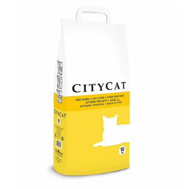 Всмоктується наповнювач Sanicat CityCat Clumping для котячого туалету, без ароматизатора, 10 кг
